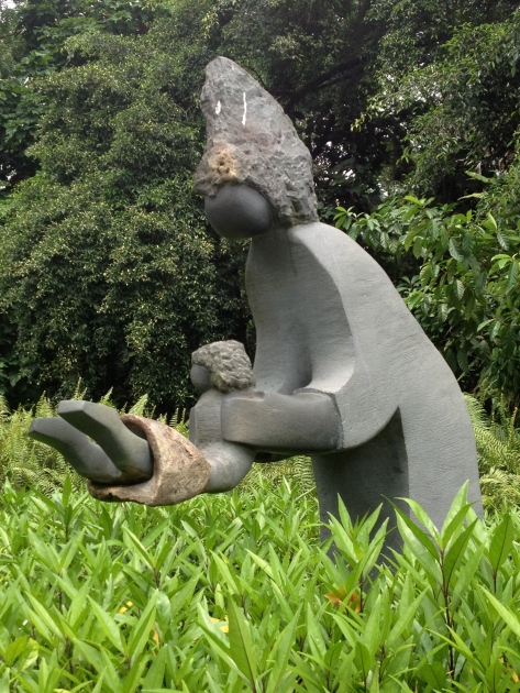 "Swing Me, Mama" by Dominic Benhura at the Singapore Botanic Gardens